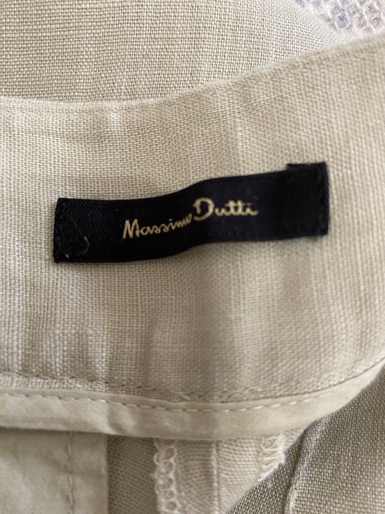 Штани Маssimo Dutti жіночі льон
