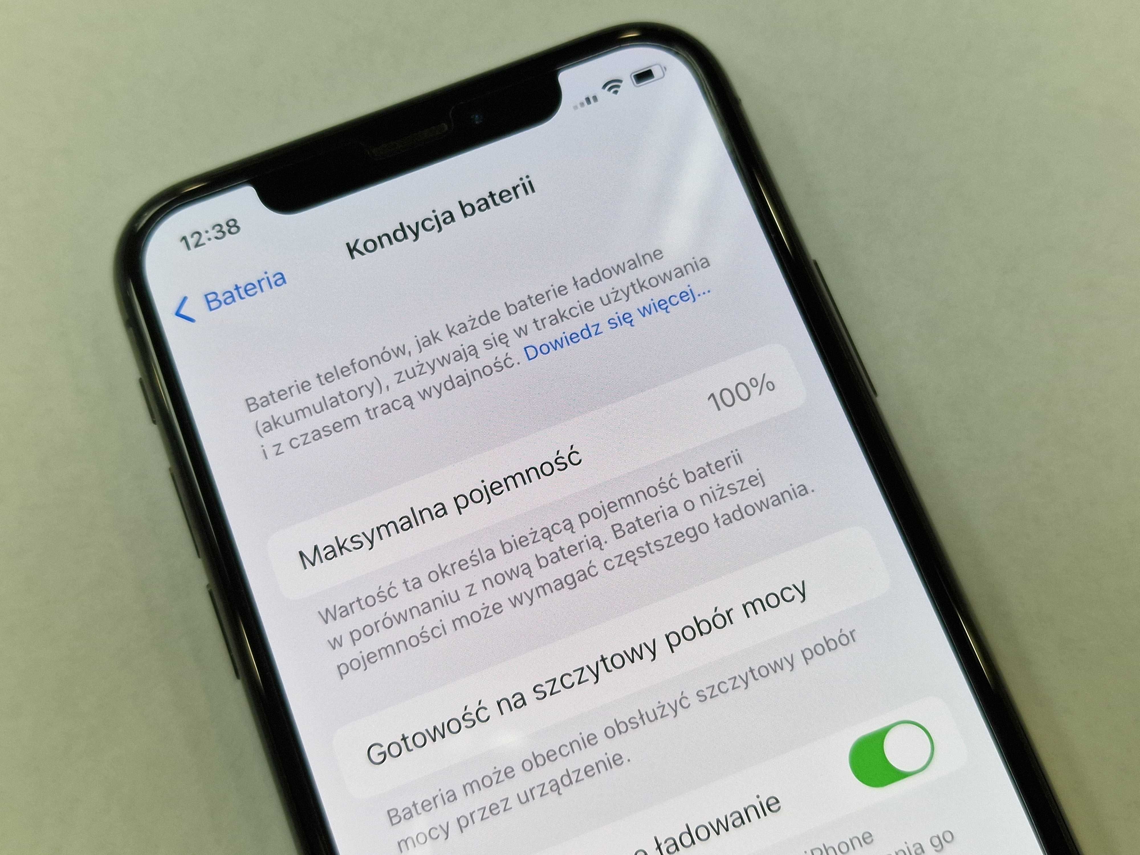 Iphone XS 64GB/ Space Gray/ Bateria 100%/ BDB/ Gwarancja