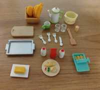 Посуда та їжа для іграшок Sylvanian families