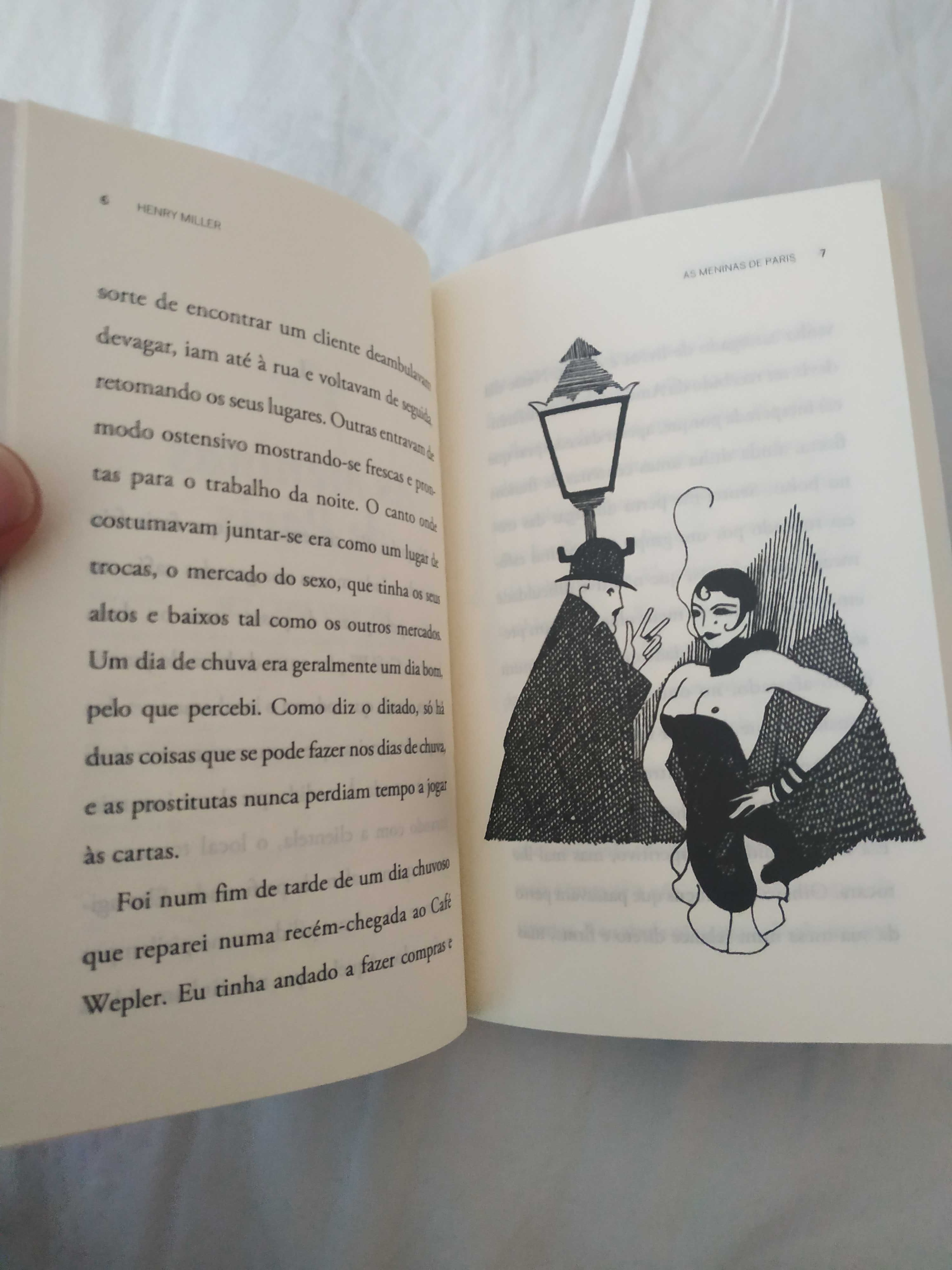 Livro de Henry Miller  "As meninas de Paris"