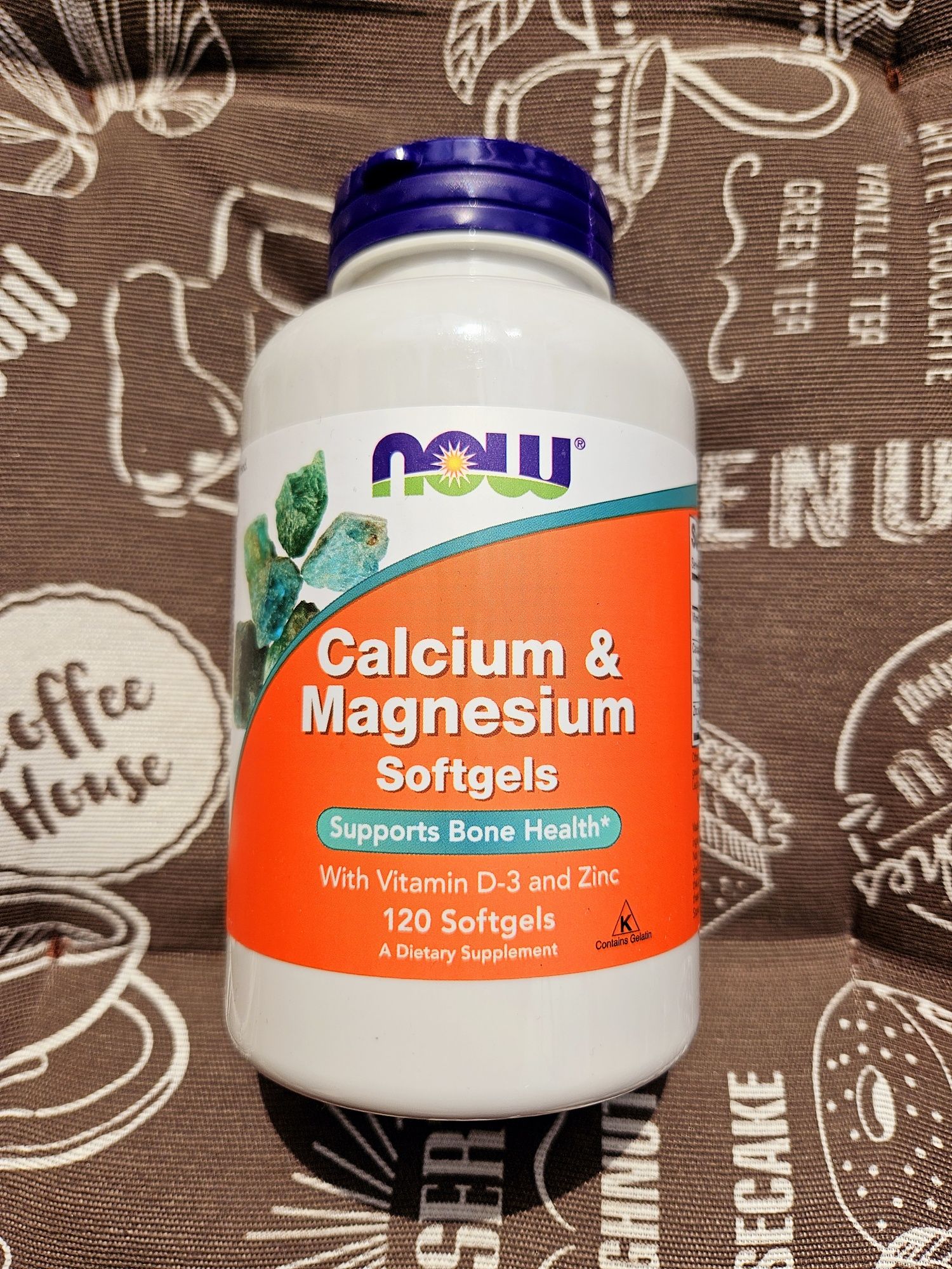 Now Foods кальцій магній цинк вітамін Д3 calcium magnesium 120 240 шт