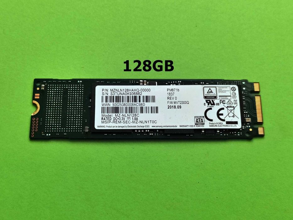 SSD M2 128GB Samsung Cm871B
