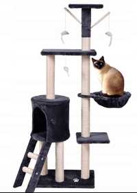!!HIT!!Drapak legowisko domek wieża dla kota do domu +GRATIS