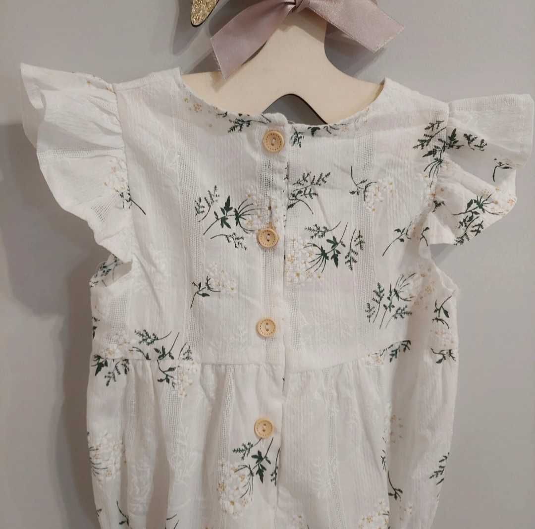 Rappera/ body w stylu boho bawełniane + opaska rozmiar 80 cm