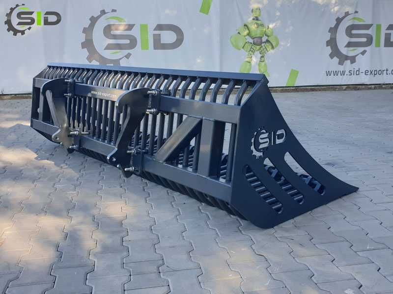 Łyżka ażurowa do przesiewania kamieni 1070 mm moduł 50 mm SID