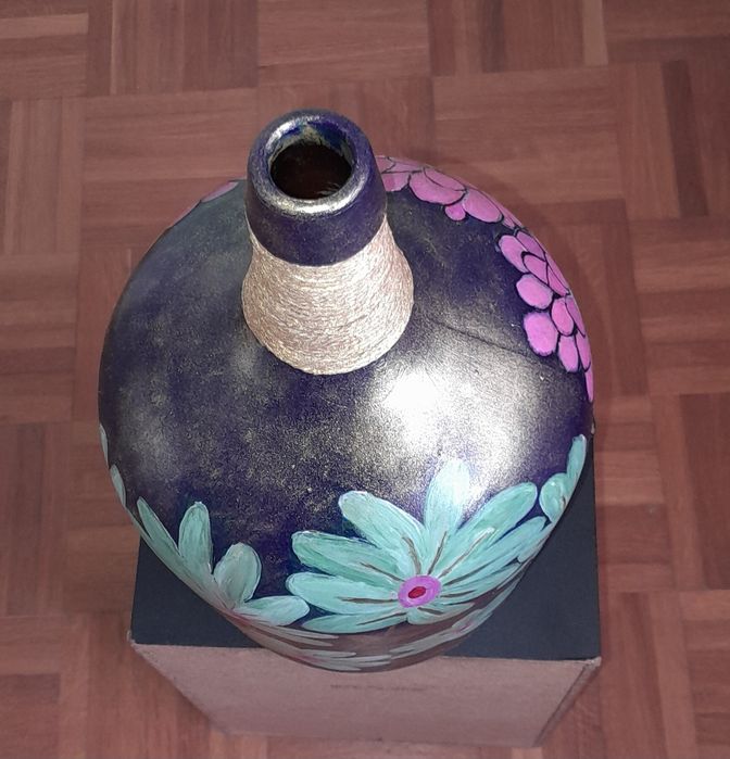 Garrafão artesanato pintado à mão