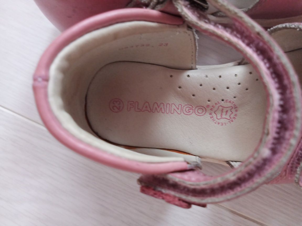 Кожаные сандали Flamingo 15 см 23 24 25 размер с супи