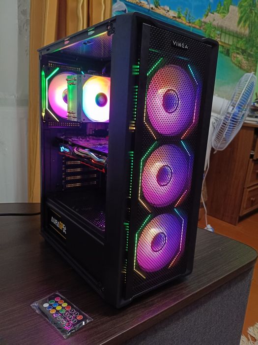 Игровой ПК/ Ryzen 5 3600/ RX 470/ RAM 16 Gb DDR4/ SSD 128 Gb