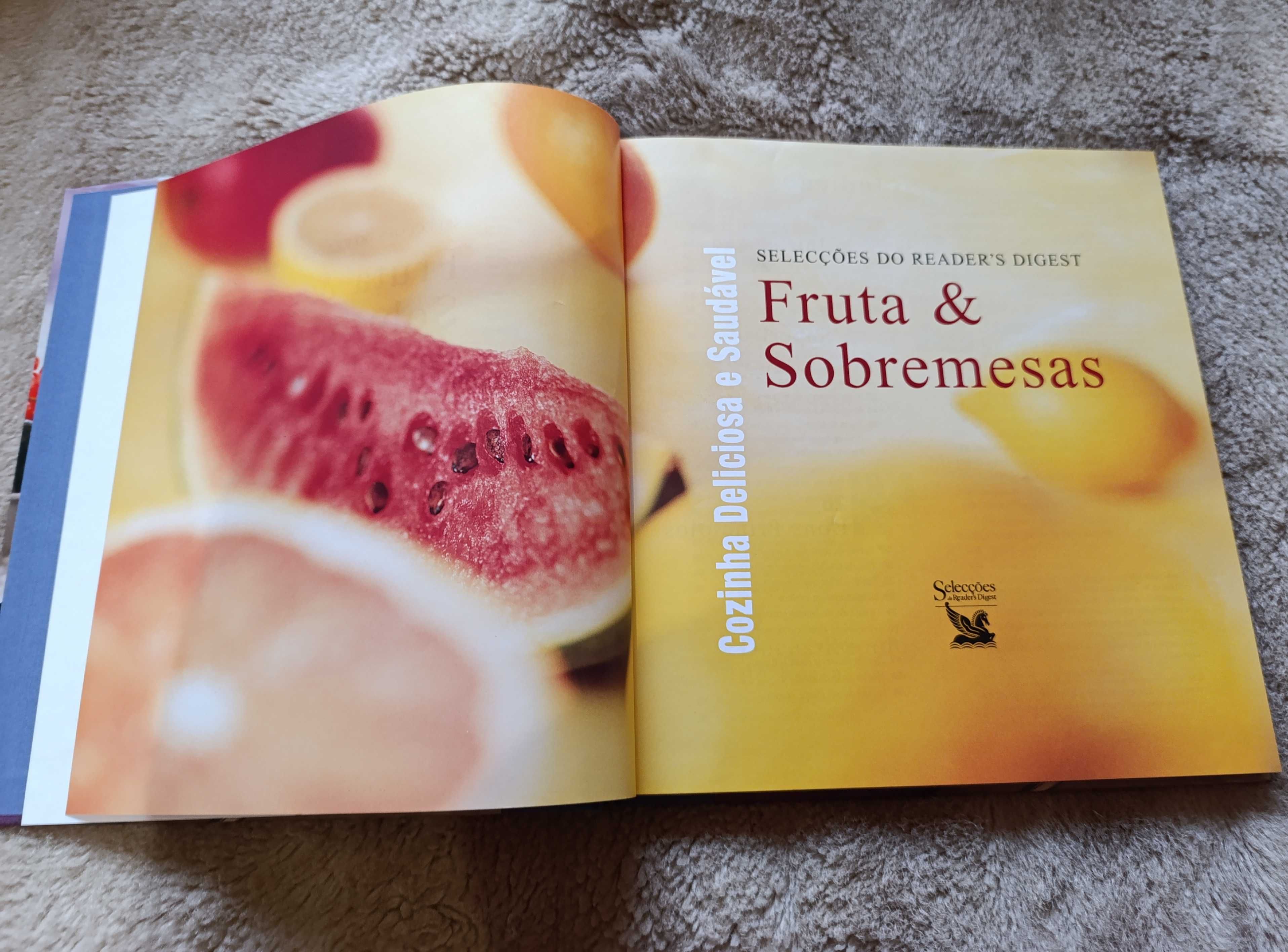 Livro Culinária Fruta & Sobremesas Capa dura 150 Pág. Cozinha Saudável