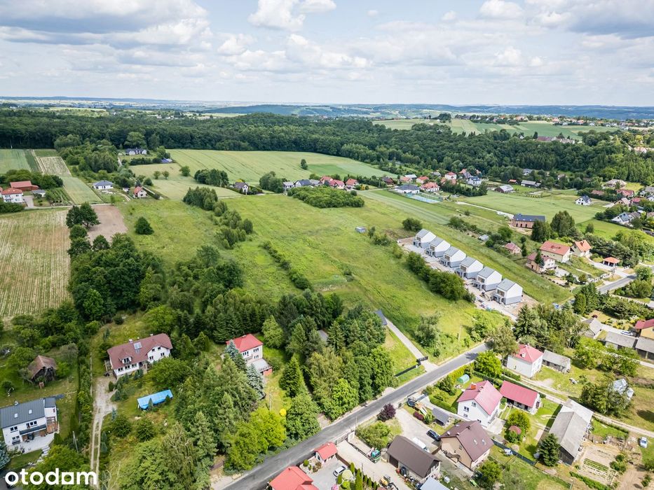 Działka budowlana 37,45ar,pierwszaliniazabudowy,drogaasfaltowa,autobus