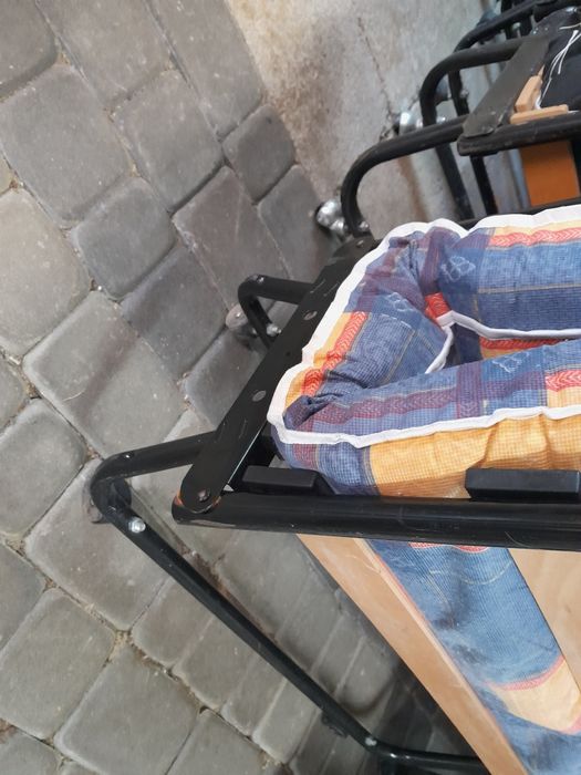 Łóżko rozkładane polowe turystyczne kempingowe wygodne z raszkami Rze