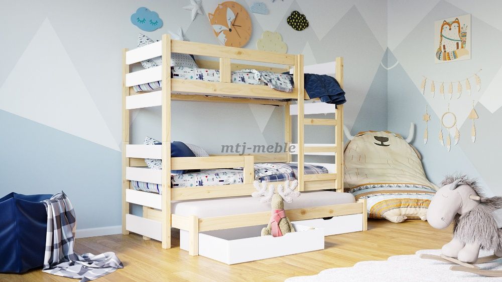 Nowość ! Piętrowe łóżko Tosia ! Materace w zestawie !