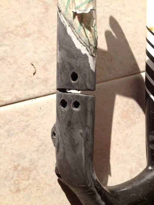 Reparação de quadros de carbono