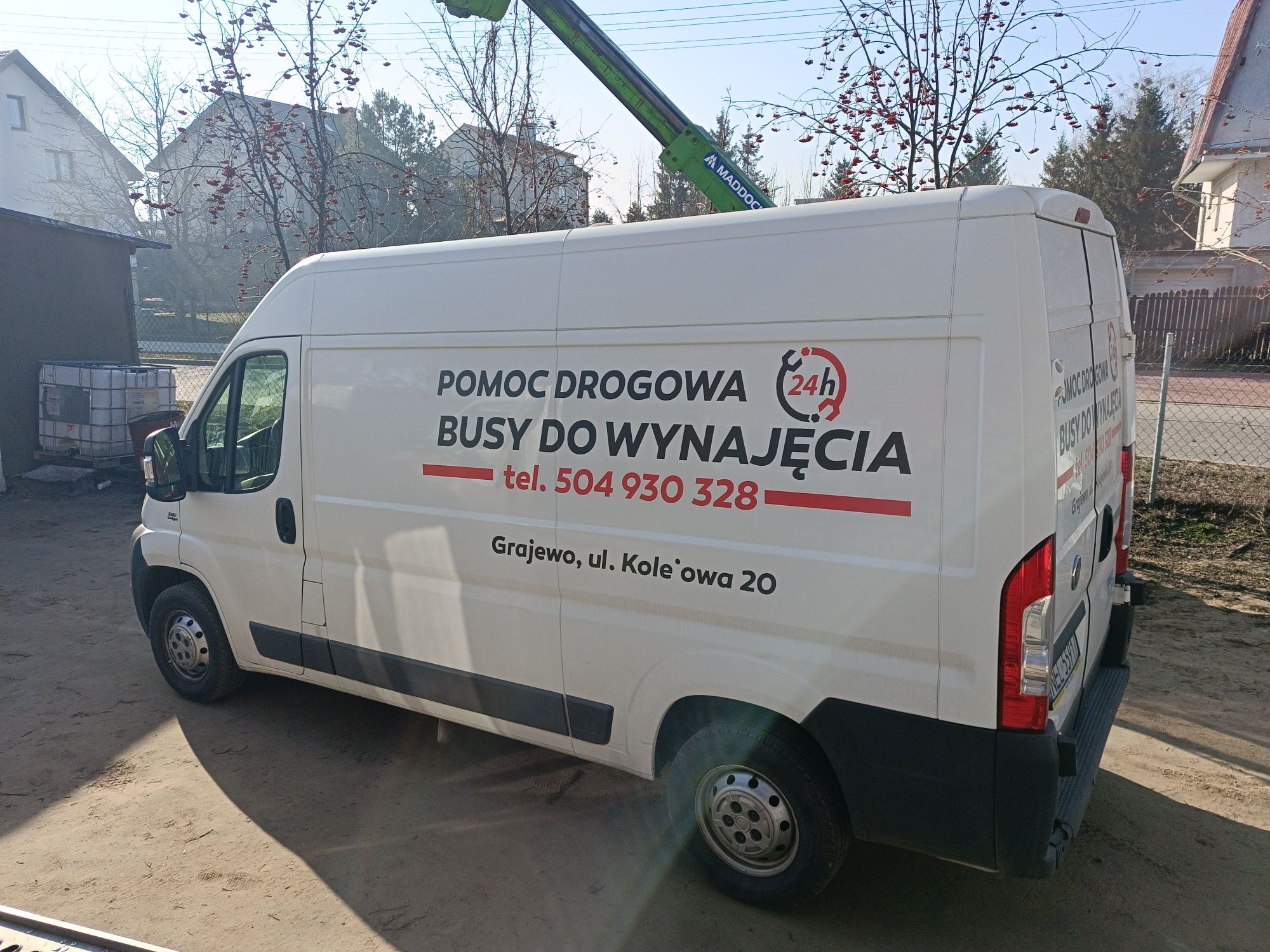 Busy do wynajęcia L4H3  L2H2 Pomoc Drogowa 24 h Grajewo