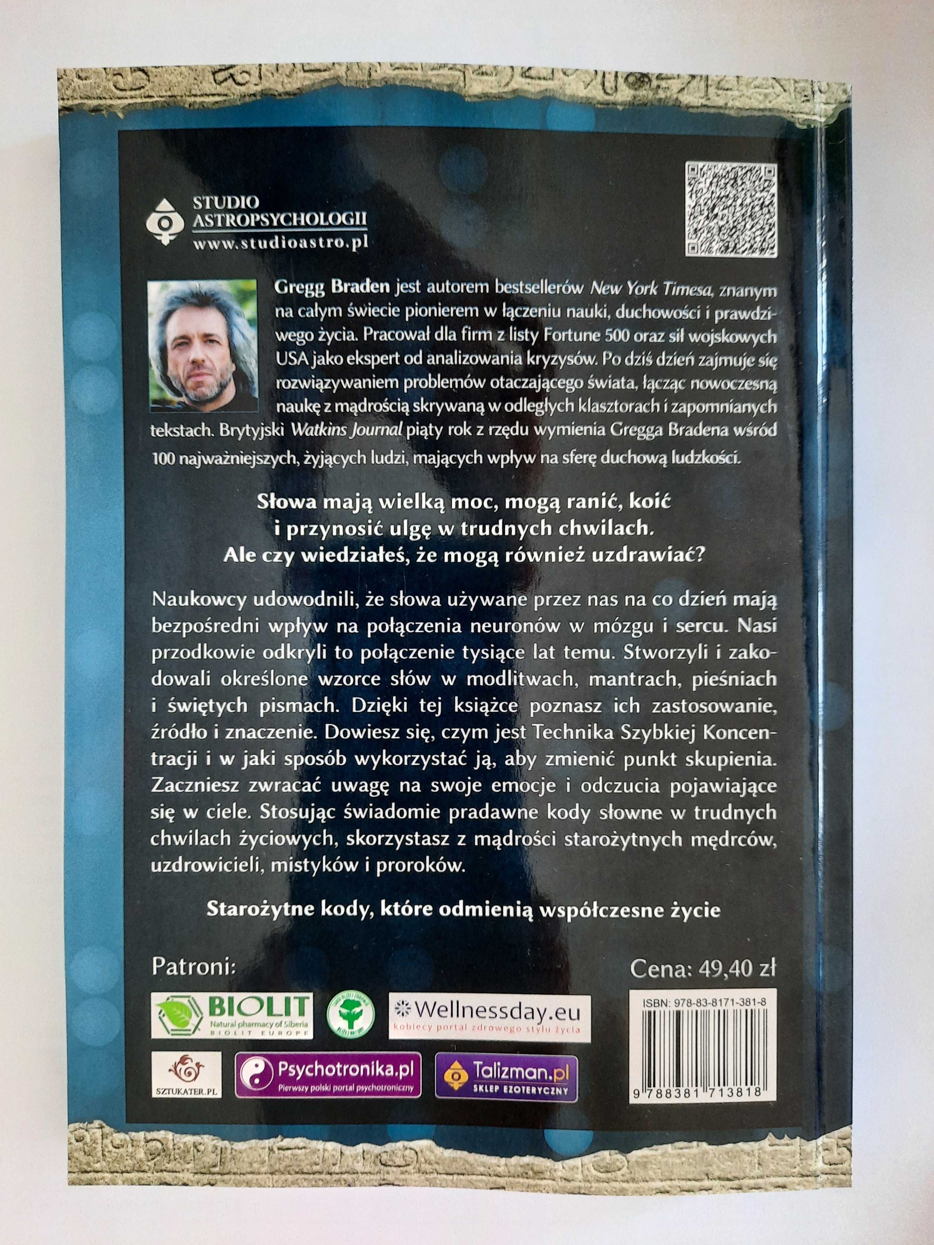 Książka Kody mądrości Gregg Braden