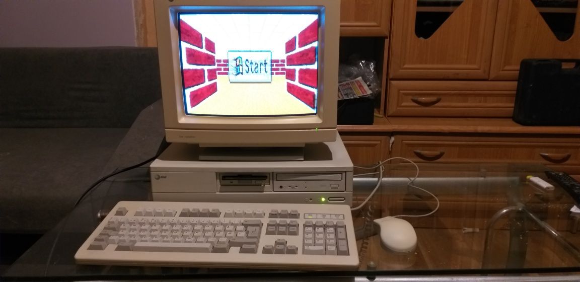 Komputer AT&T 486dx 50mhz 20mb retro
