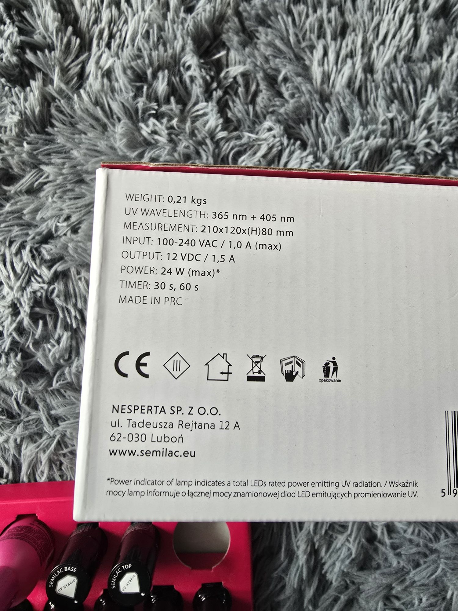 Zestaw SEMILAC Led 24W