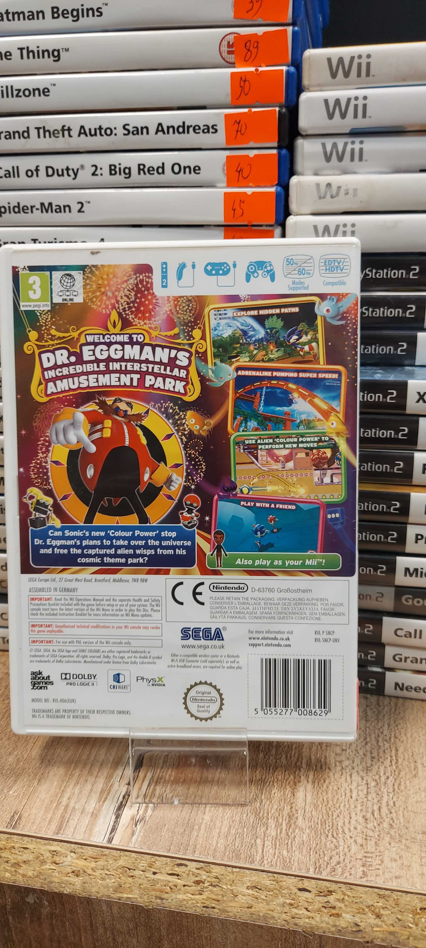 Sonic Colours Wii Sklep/Wysyłka/Wymiana