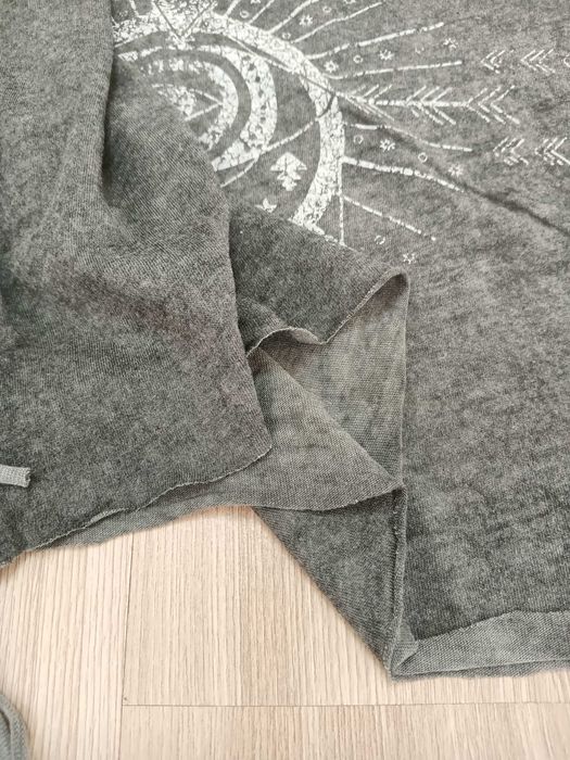 Nowy top bluzka damska szara na ramiączkach hippie boho etno aztec 42