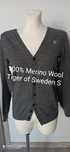 Sweter zapinany Merino Wool Tiger of Sweden S