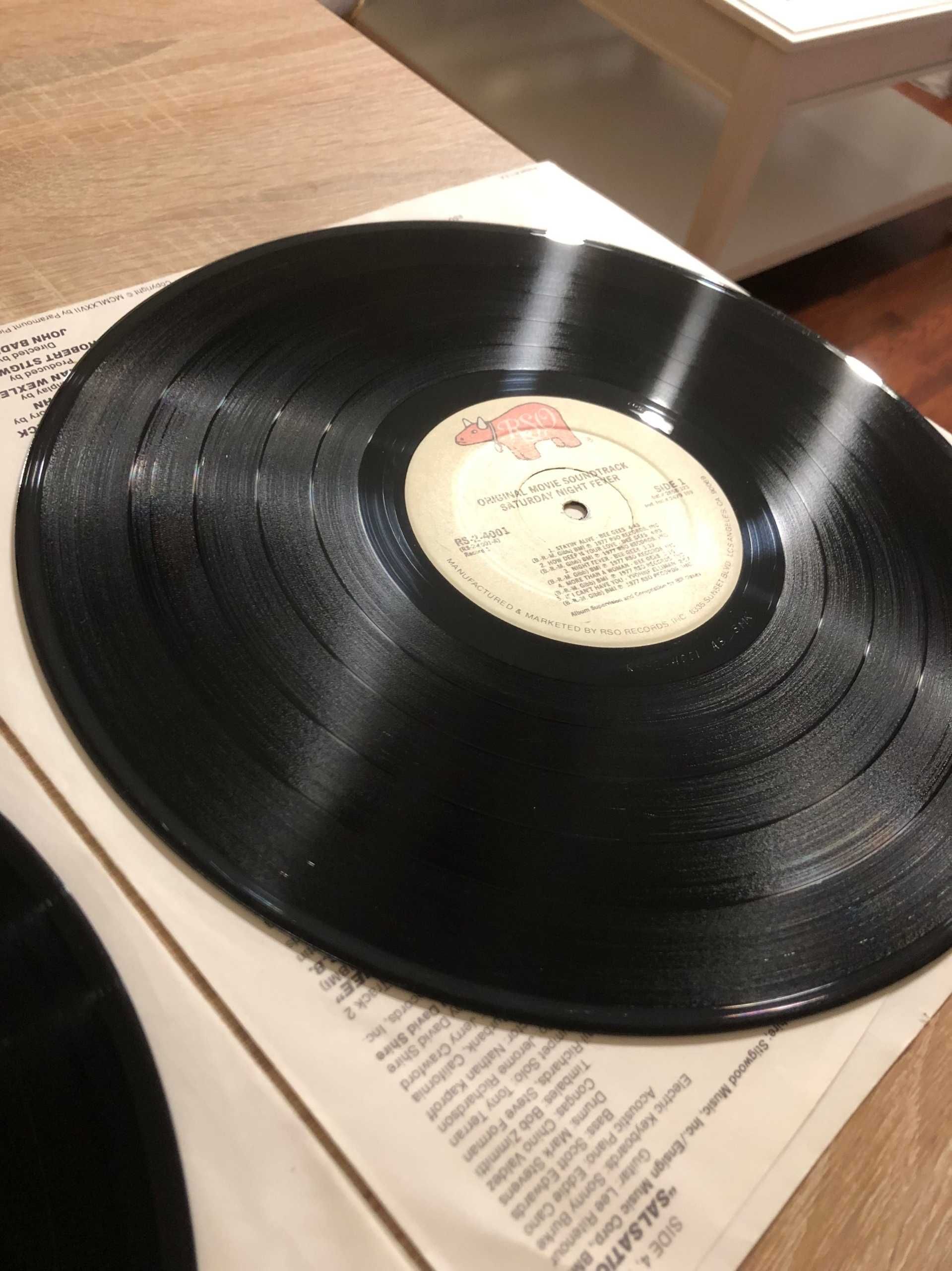 Bee Gees Saturday Night Fever soundtrack USA EX+ 2 LP
