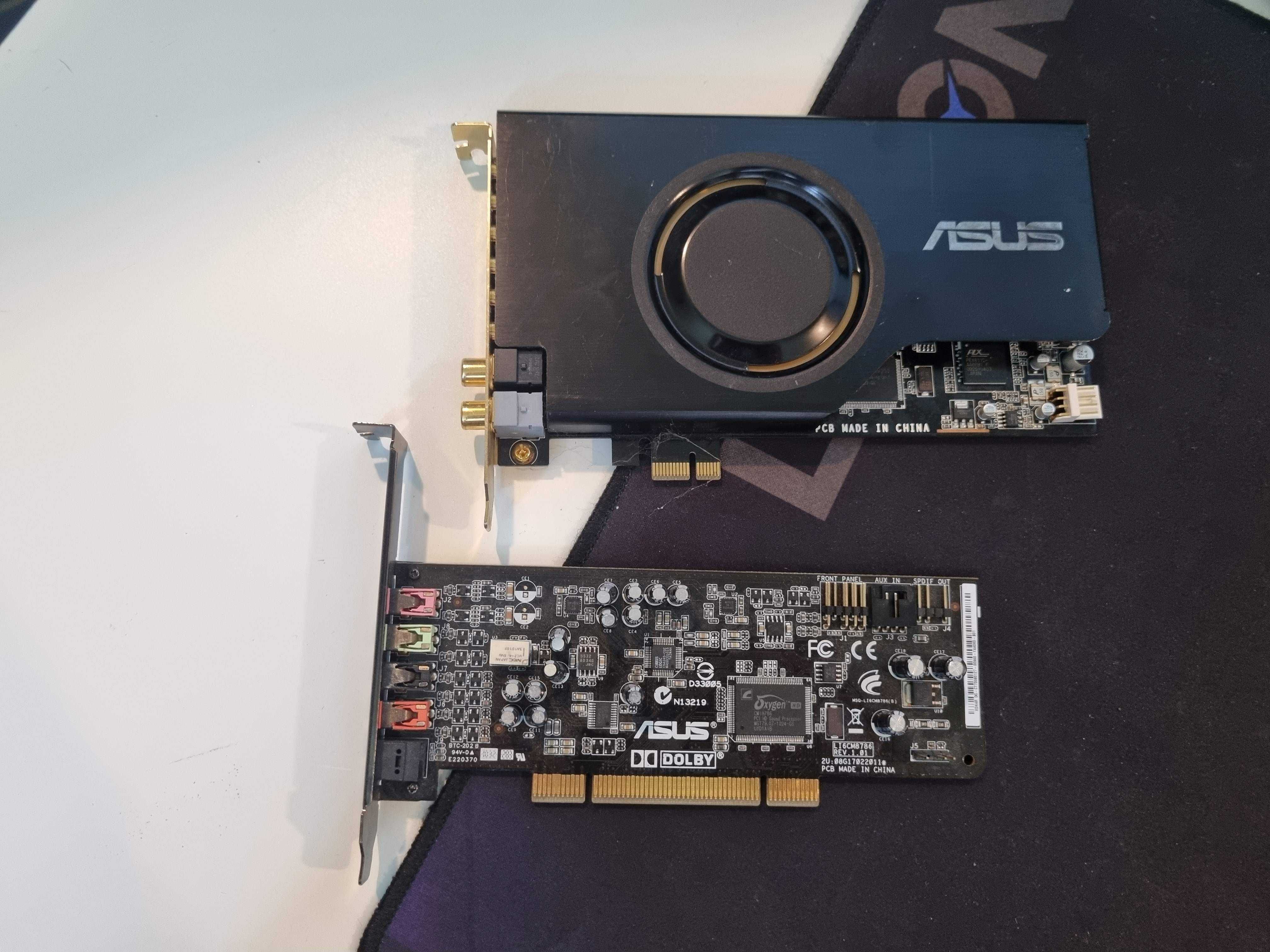 Asus Xonar 2x DG, 1x DX, 1x D2x