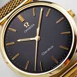 OMEGA zegarek męski VINTAGE 1970 cal. 601 (1) LITE ZŁOTO 14K/585 BLACK