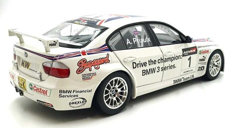 Miniatura BMW 320Si E90 #1 Priaulx WTCC Champion 2006 Kyosho 1:18