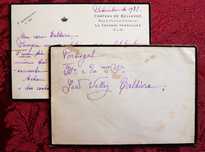 Rainha D. Amélia a Velez Caldeira 1931 papel timbrado de Chesnay