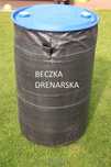 Beczka drenarska drenaż deszczówka odprowadzenie wody.