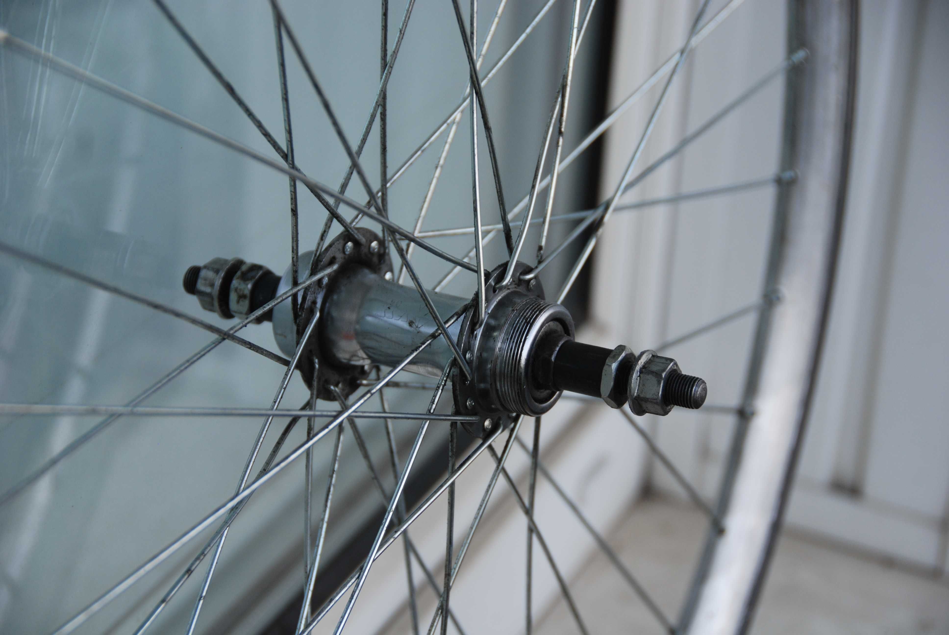 Koło rowerowe tylne 26" obręcz stożkowa