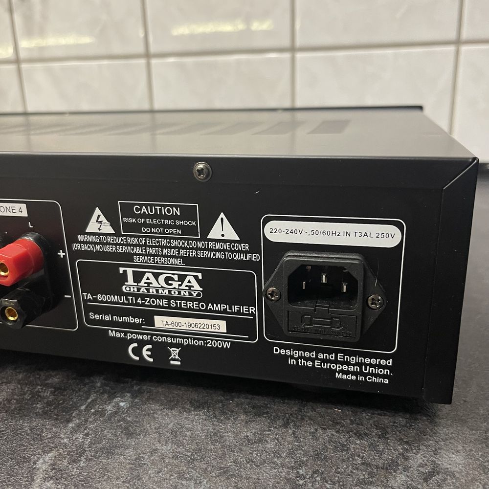 Wzmacniacz strefowy TAGA HARMONY TA-600 multi - (odtwarzacz-equalizer)