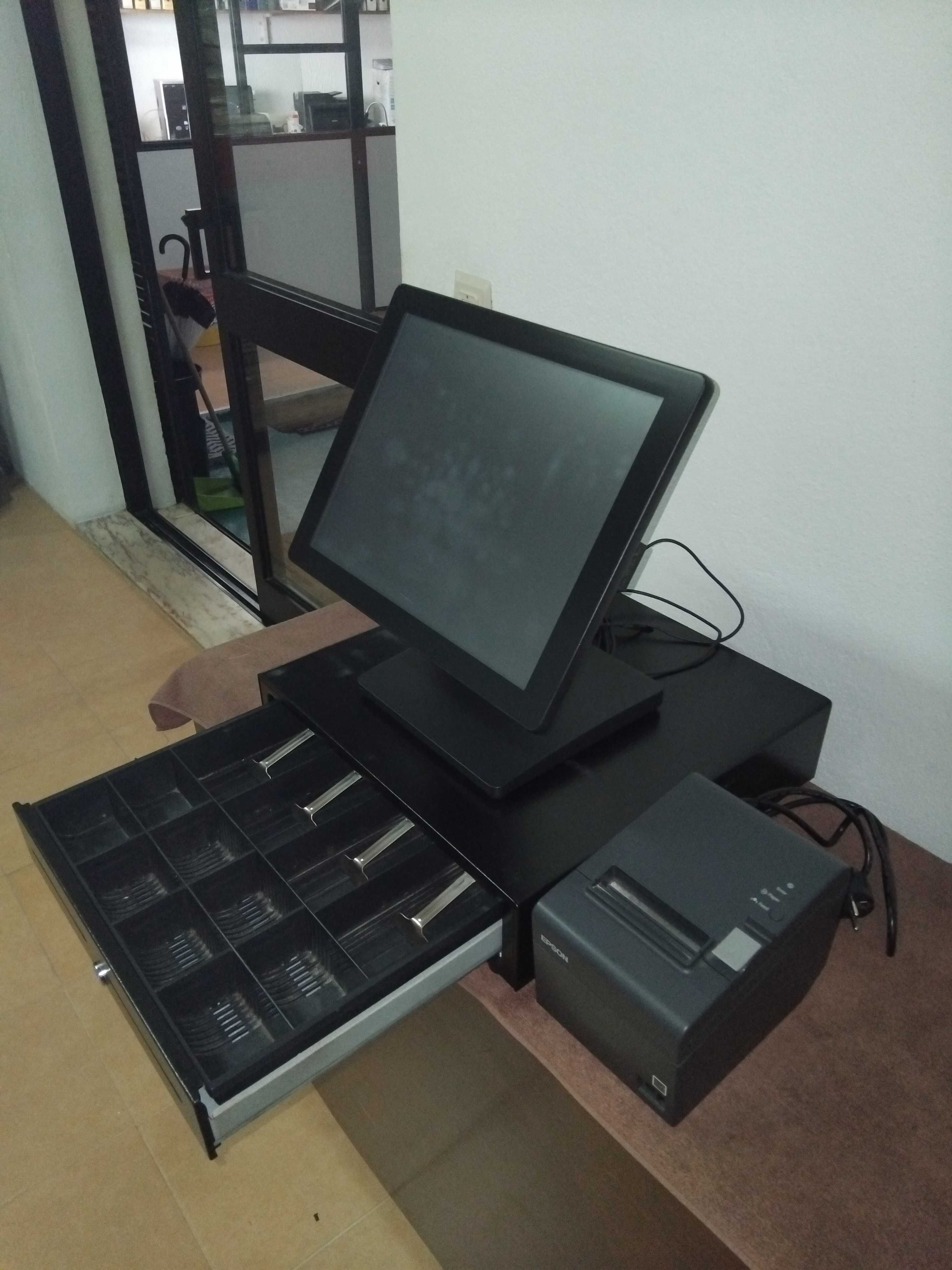 Conjunto faturação ecrã touch (sem PC)