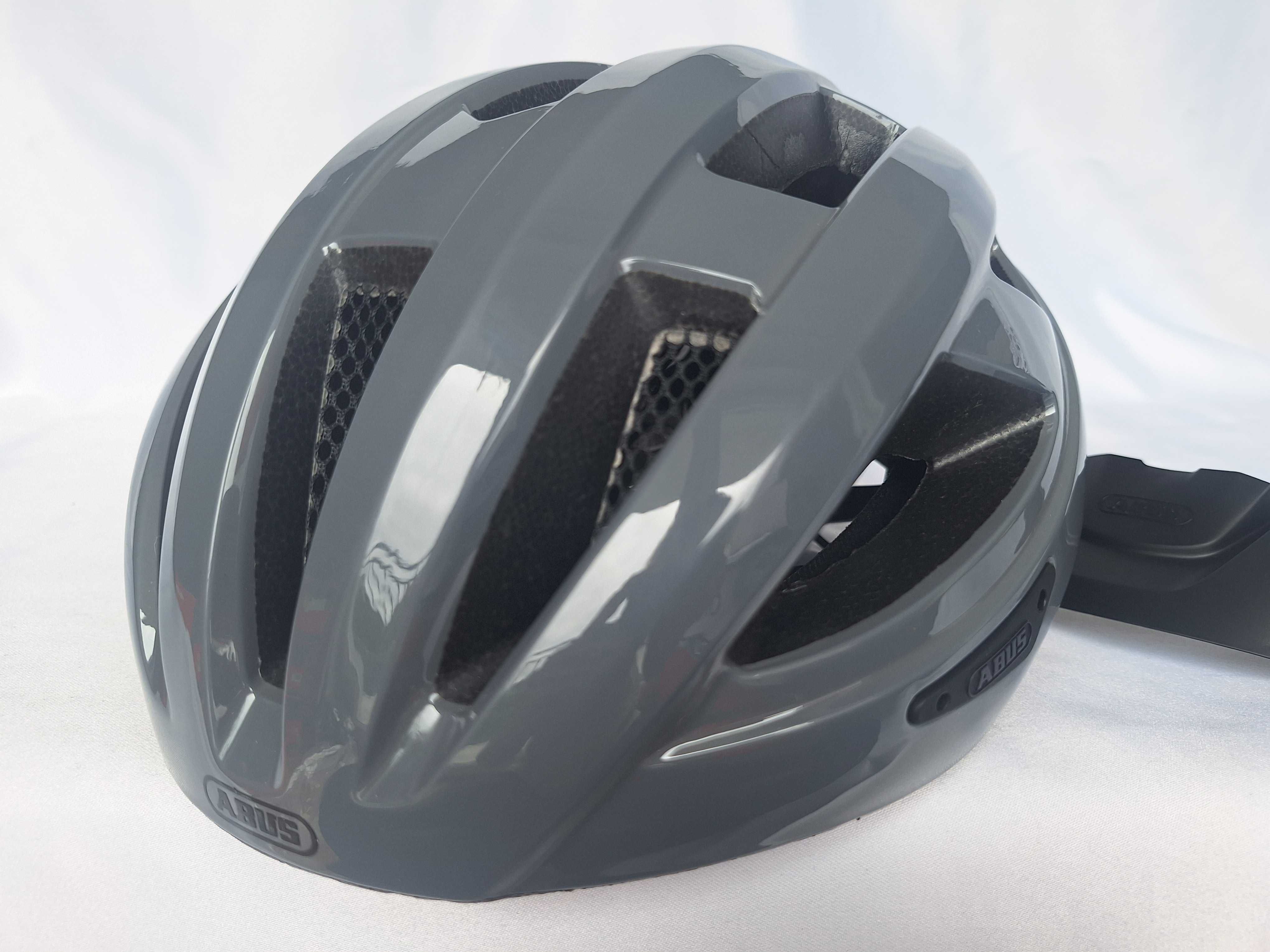 Kask rowerowy Abus Macator Race Grey L 58-62cm