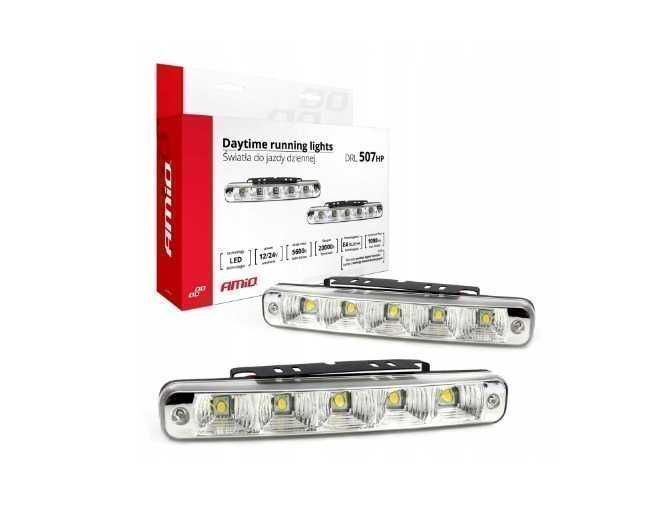 Światła dzienne do jazdy dziennej LED DRL 507HP 12V 24V