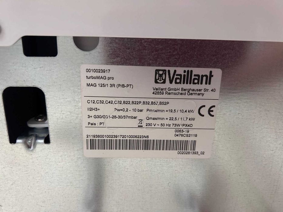Esquentador Vaillant Mag PRO 125/1 3R