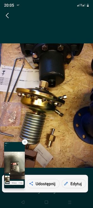 Zawór dwudrożny regulacyjny Danfoss VFQ2 PN 16 kvs 160 Dn 125