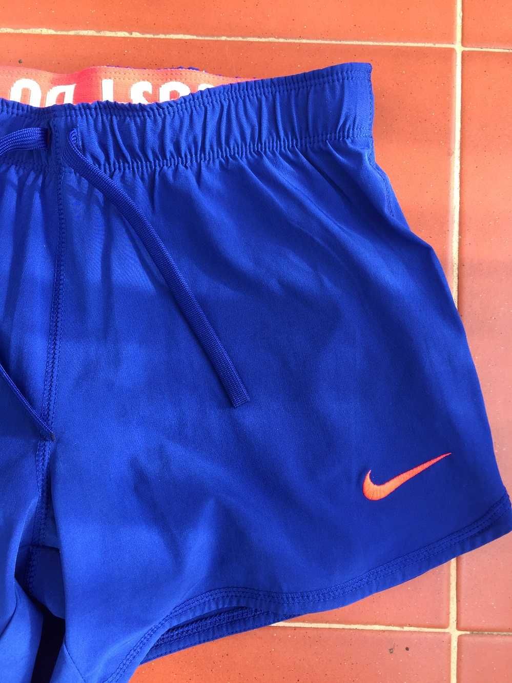 Shorts de Corrida / Running --- NIKE  Dri-Fit   Azul -- Tamanho XS