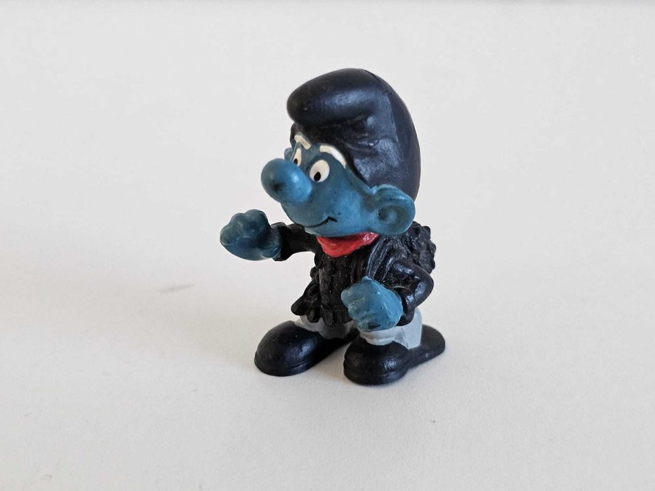 The Smurfs Smerfy figurka Smerf Kominiarz vintage Peyo