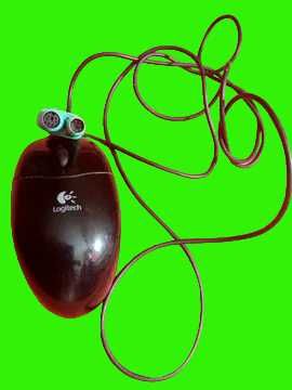 Мишка Logitech M-SBF96 PS/2 круглий штекер + перехідник ps/2 - USB