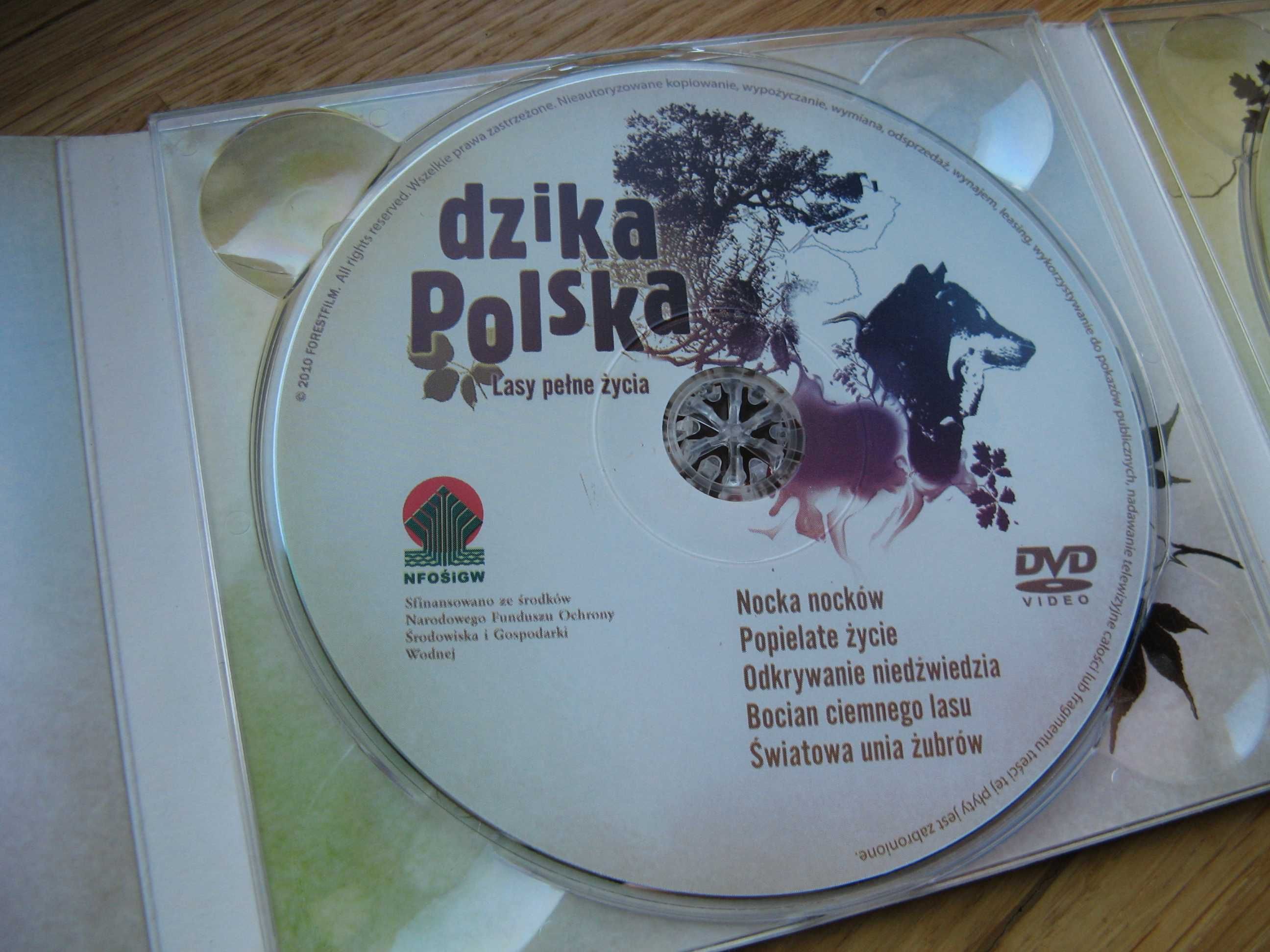 Dzika Polska lasy pełne życia przyroda film  2 x DVD