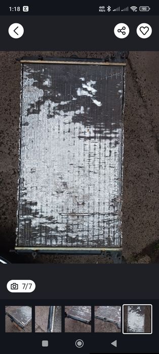 Радіатор охолодження двигуна фольксваген шаран 1999р