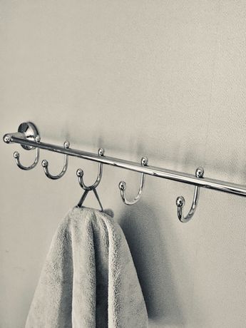 Планка на 5 крючков вешалка для полотенец крючки в ванную