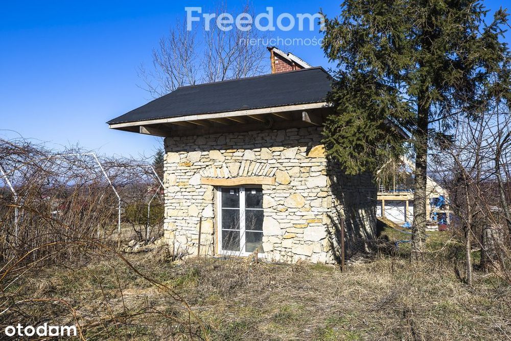Domek rekreacyjny w Będziemyślu z działka 11,29 ar