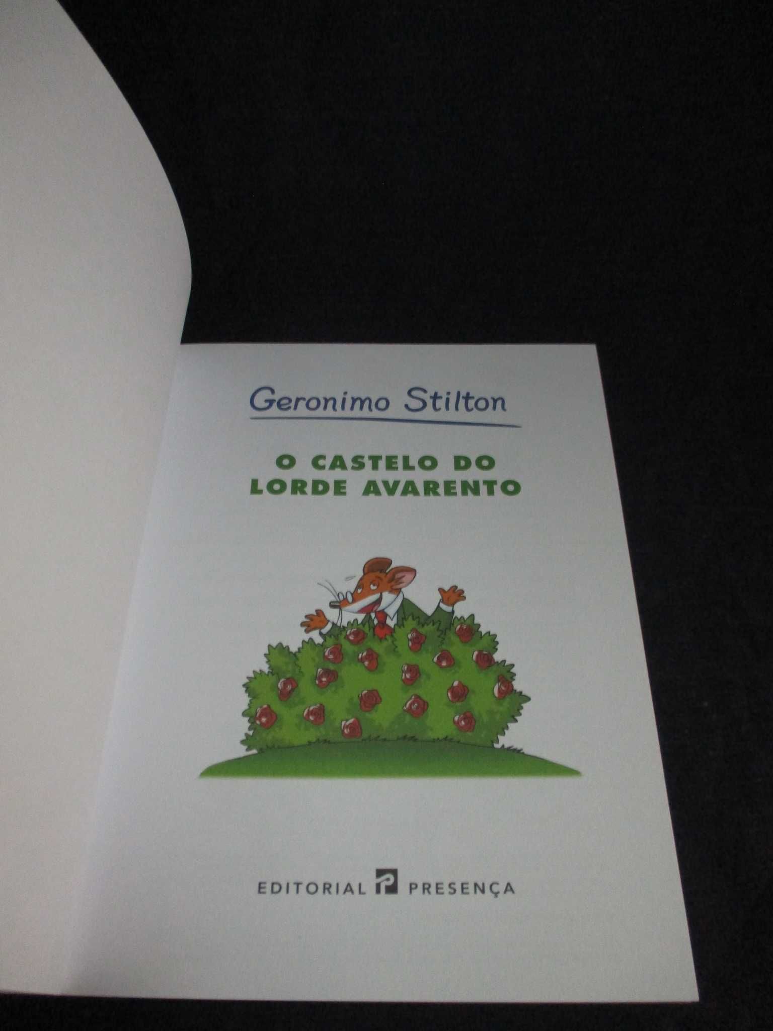 Livro O Castelo do Lorde Avarento Geronimo Stilton