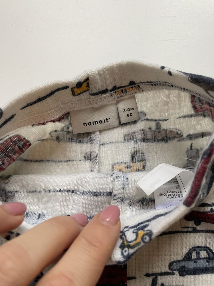 Legginsy getry merino wełna 62