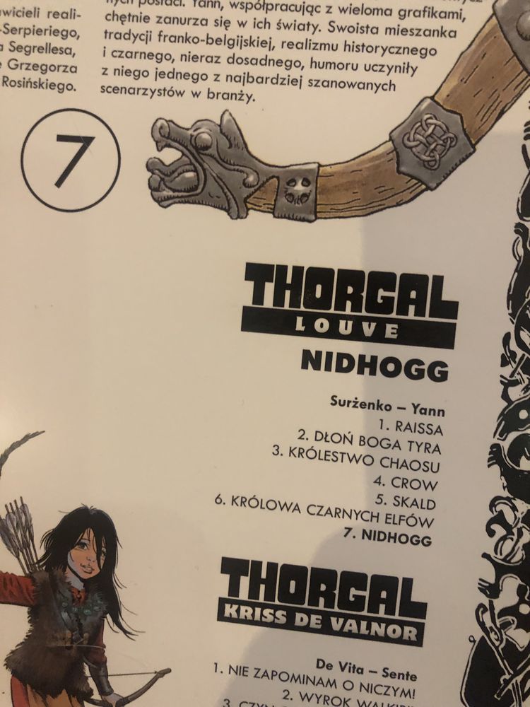 Komiks Thorgal Louve 7 albumów komplet