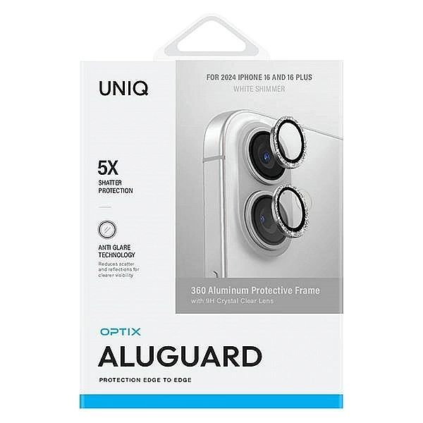 Szkło hartowane UNIQ Optix Aluminium Camera Lens Protector na aparat t