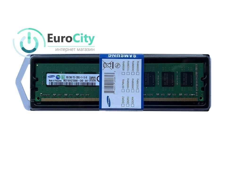 Оперативная память Samsung 8Gb DDR3-1600 PC3-12800U (M371B1G73DB0‐CK0)
