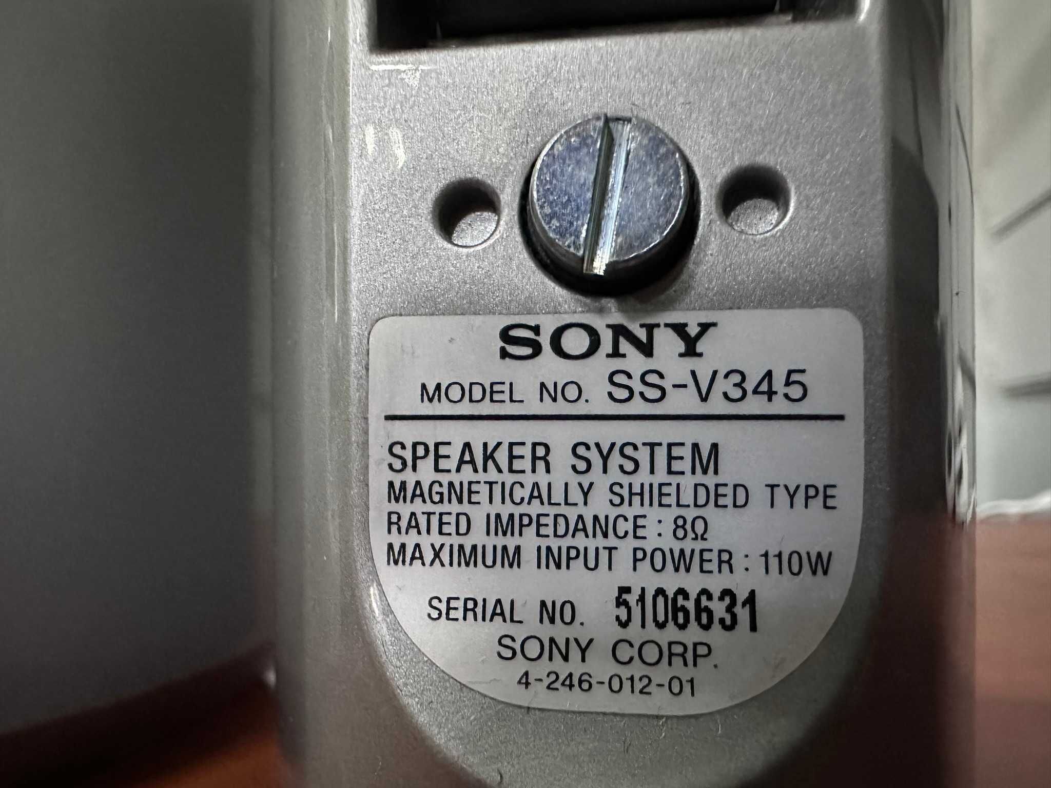 Zestaw głośników kina domowego Sony SS-V345